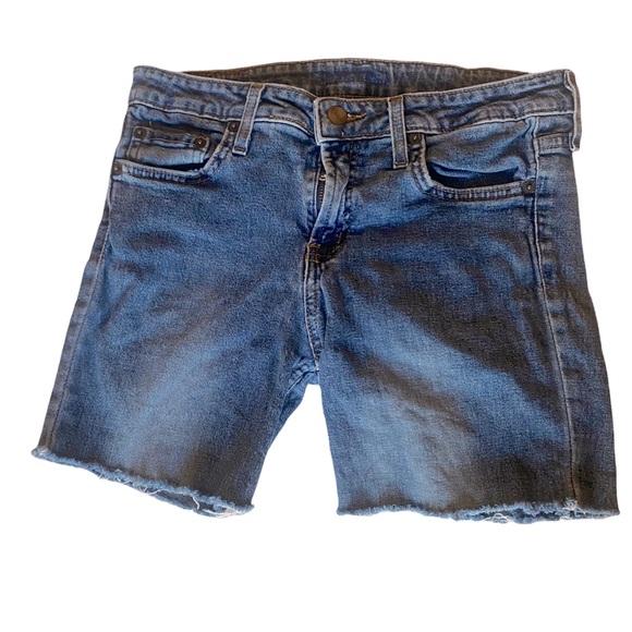 2 pairs vintage distressed denim cut off jean shorts - Picture 3 of 12